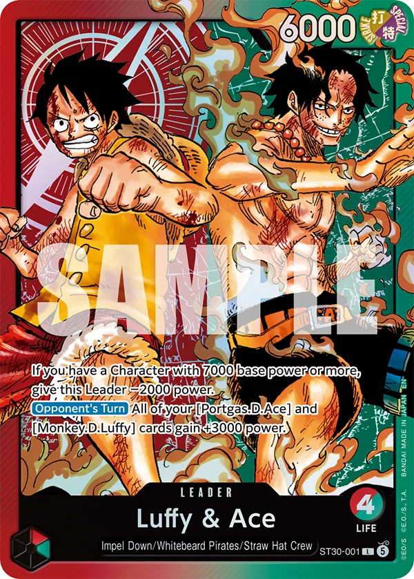 One Piece Card Game: ST30 Starter Deck EX - Luffy & Ace