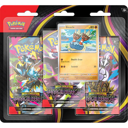 Mega Evolution - Pitch Black - 3 Pack Blister