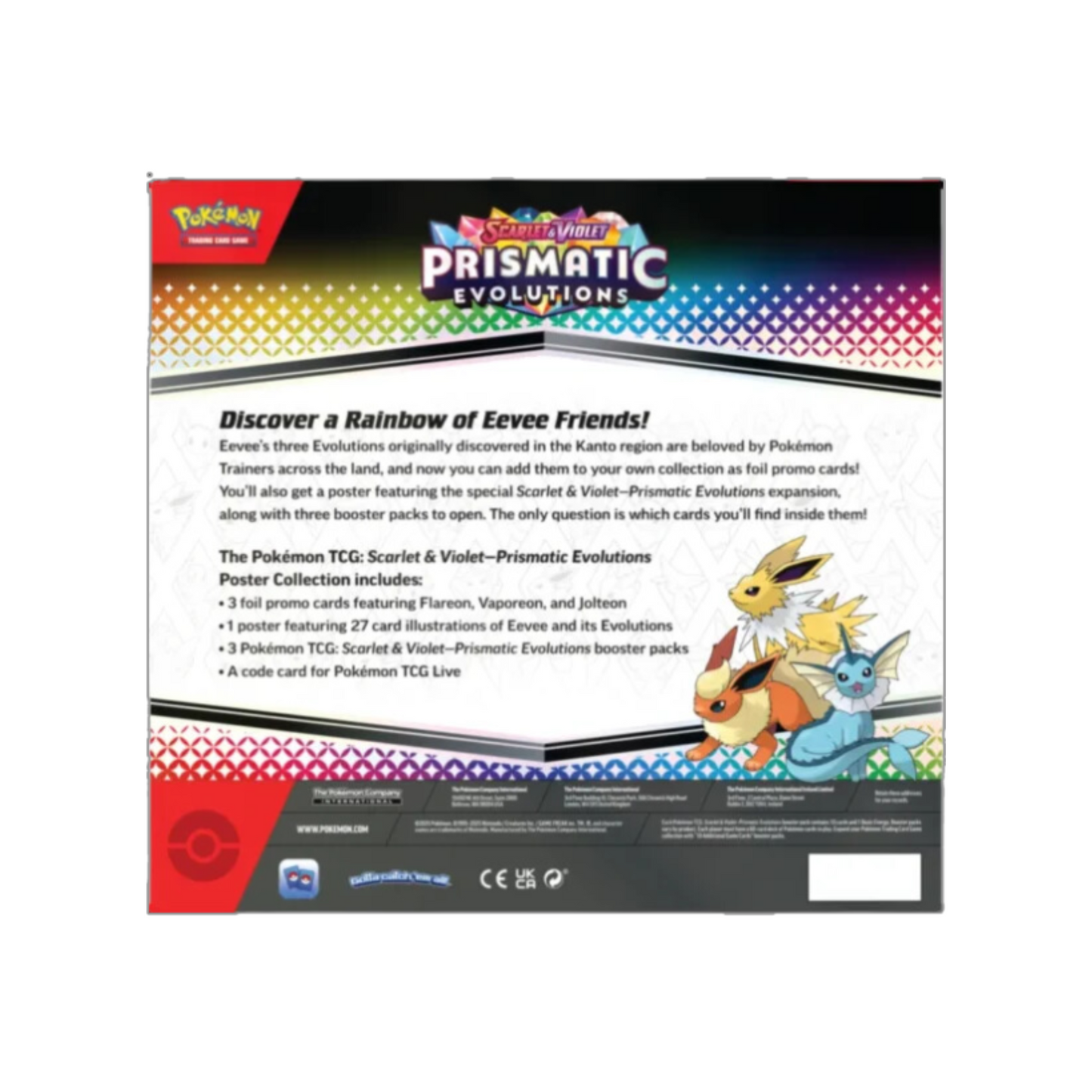 Scarlet & Violet – Prismatic Evolutions Poster Collection