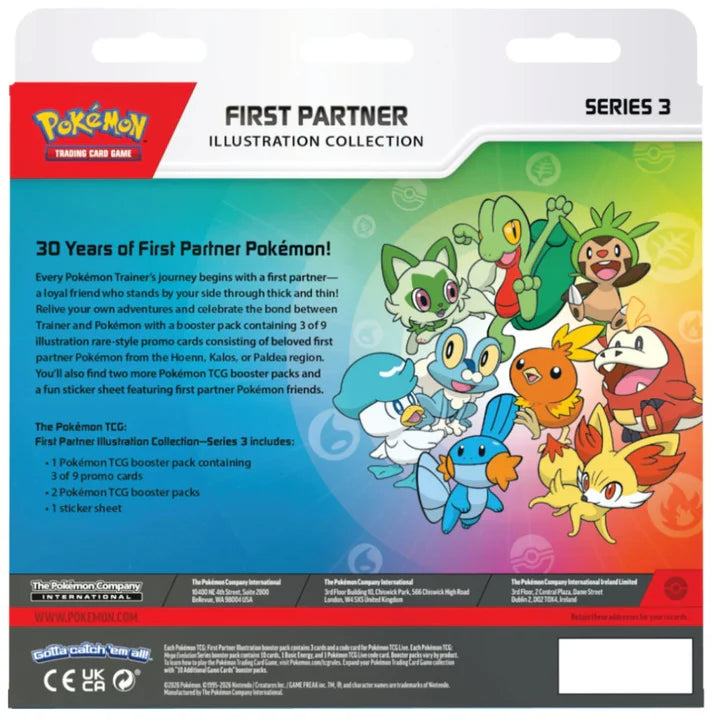 [PREVENTA] Pokémon TCG: First Partner Illustration Collection - Series 3